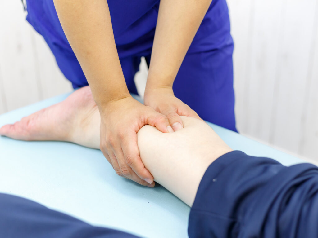 オスグッドの施術イメージ